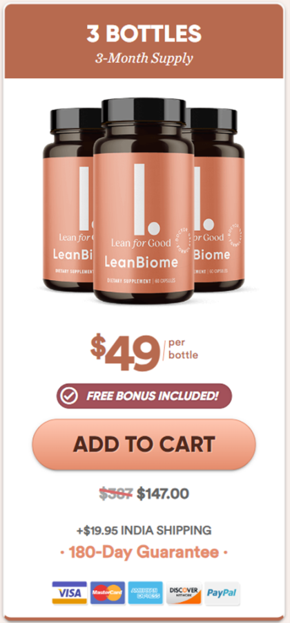 LeanBiome pricing